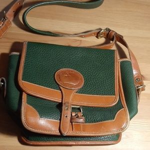 Dooney& Bourke Green& Brown Crossbody